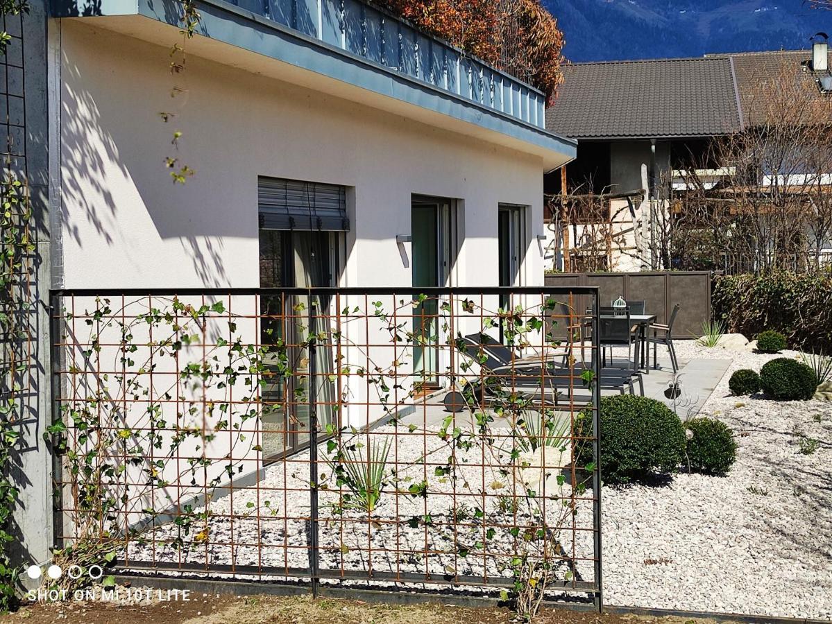 Ruhige Ferienwohnung Mit Garten Und Garage In Privatvilla Marling Buitenkant foto