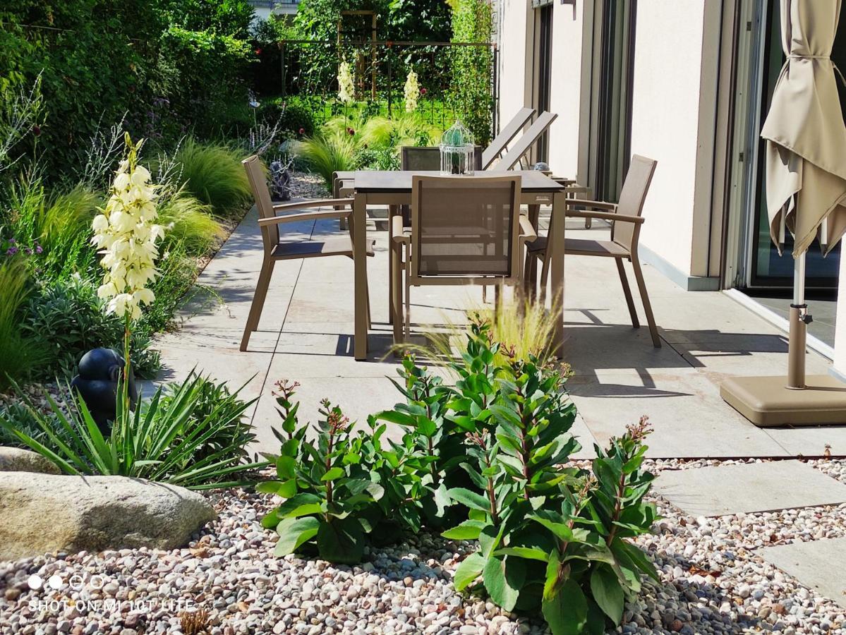 Ruhige Ferienwohnung Mit Garten Und Garage In Privatvilla Marling Buitenkant foto