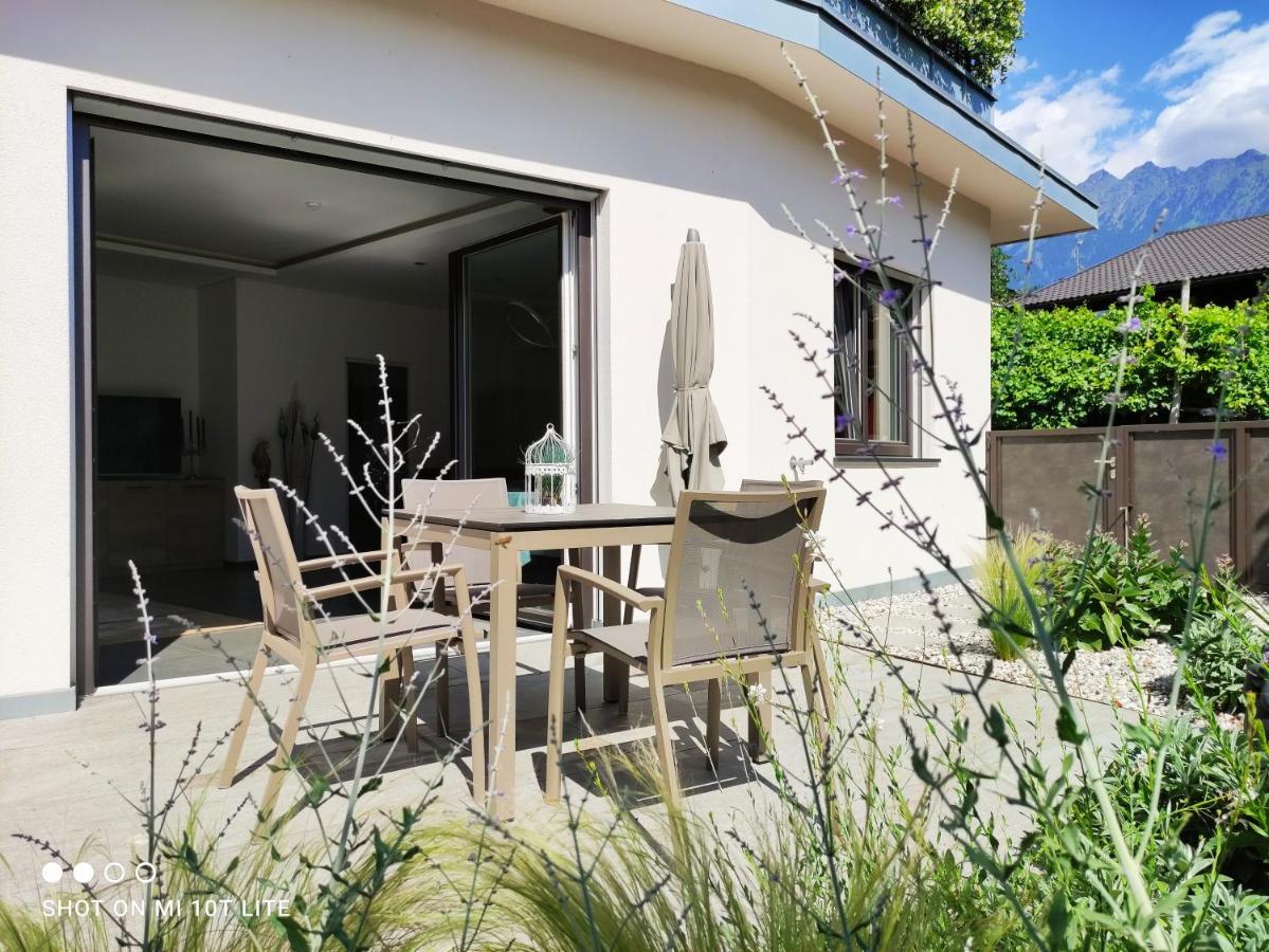 Ruhige Ferienwohnung Mit Garten Und Garage In Privatvilla Marling Buitenkant foto