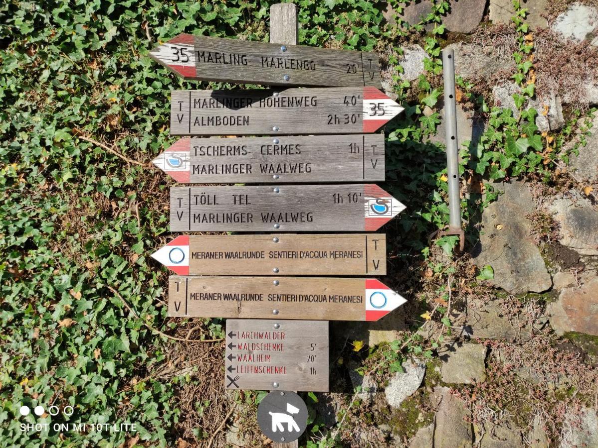Ruhige Ferienwohnung Mit Garten Und Garage In Privatvilla Marling Buitenkant foto