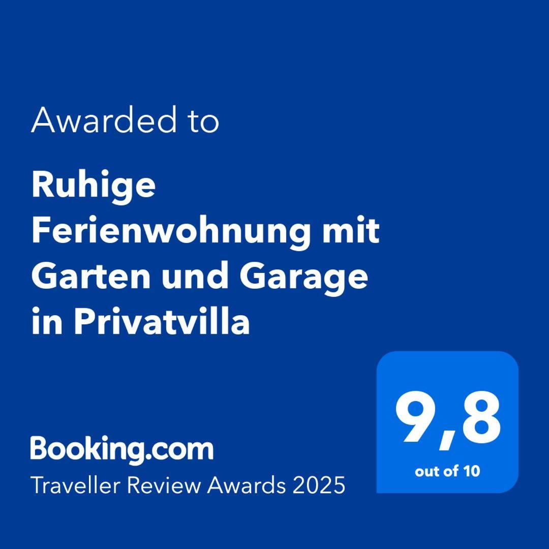 Ruhige Ferienwohnung Mit Garten Und Garage In Privatvilla Marling Buitenkant foto